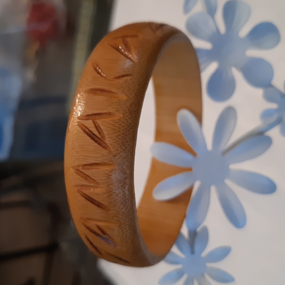 Vintage Jamaica Wood Bracelet